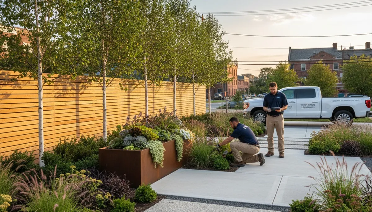 Boston, MA landscaping team provides professional lawn care and landscape maintenance services