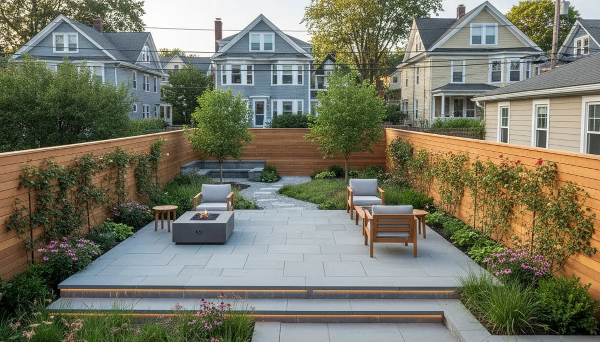 Boston, MA landscaping team providing professional lawn care and outdoor maintenance services